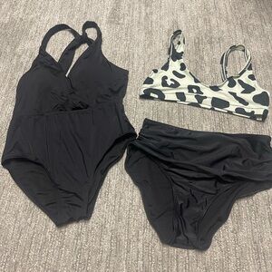 Jantzen Black Bikini Swimwear